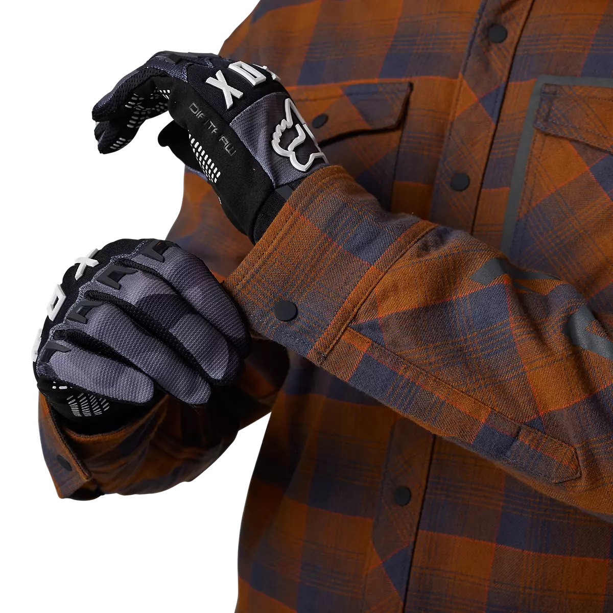 Fox Racing - Defend Drive Windblock Flannel-Nutmeg (31085-512)