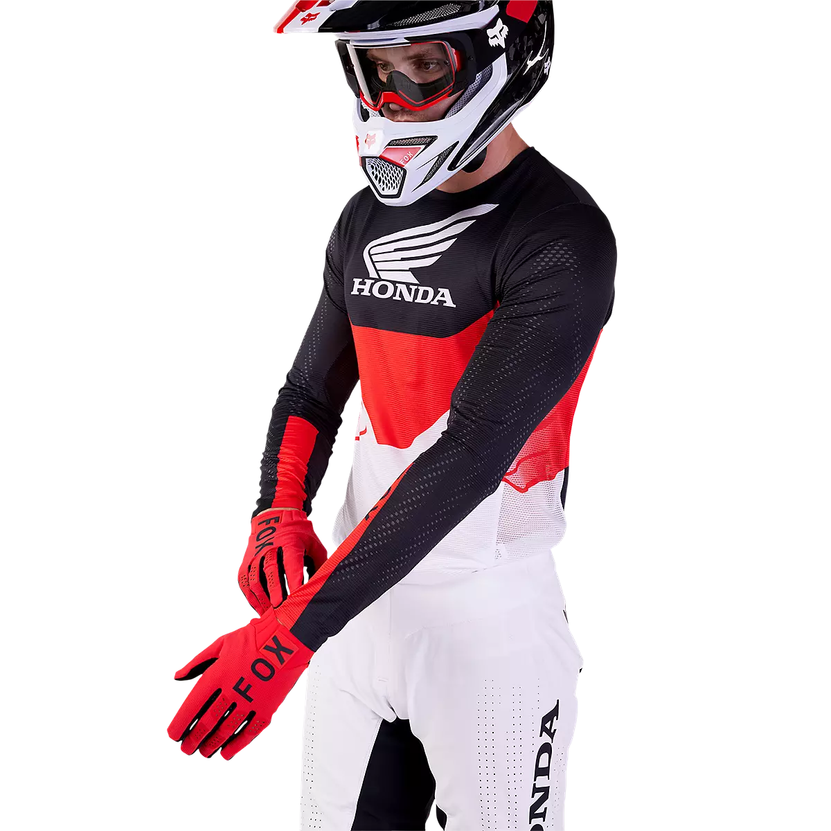 Fox Racing - Flexair Honda Jersey-Black/White (31269-018)