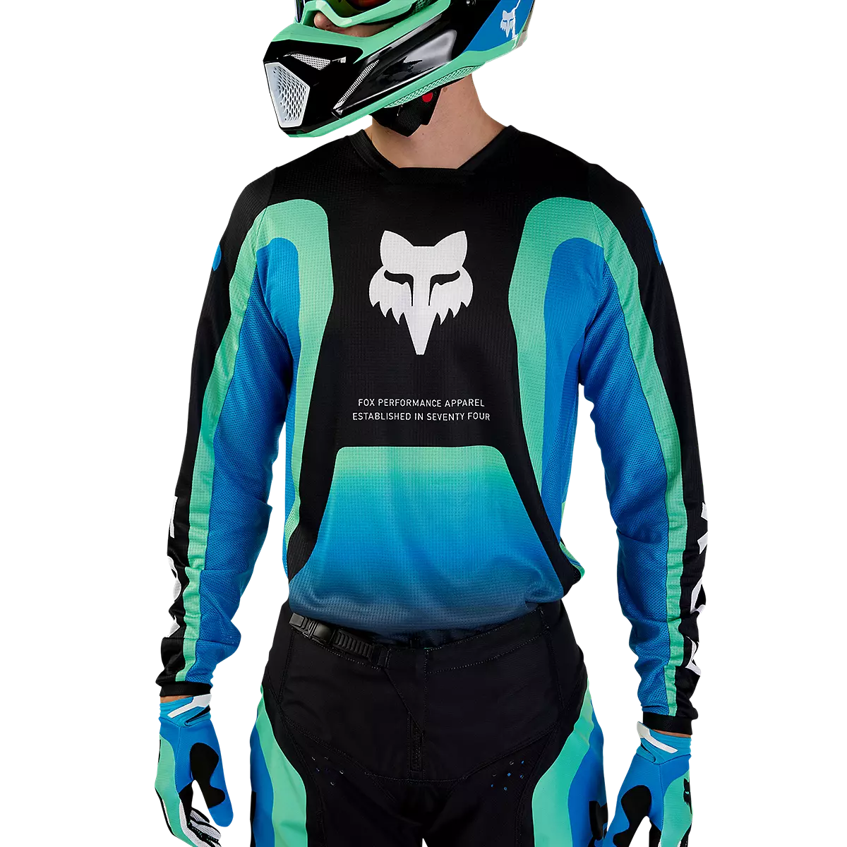 Fox Racing - 180 Ballast Jersey-Black/Blue (31275-013)