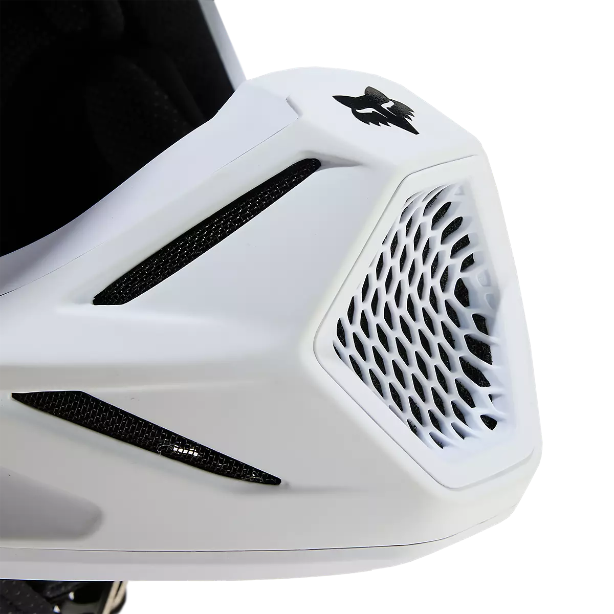 Fox Racing - V3 Solid Helmet-Matte White (31365-067)
