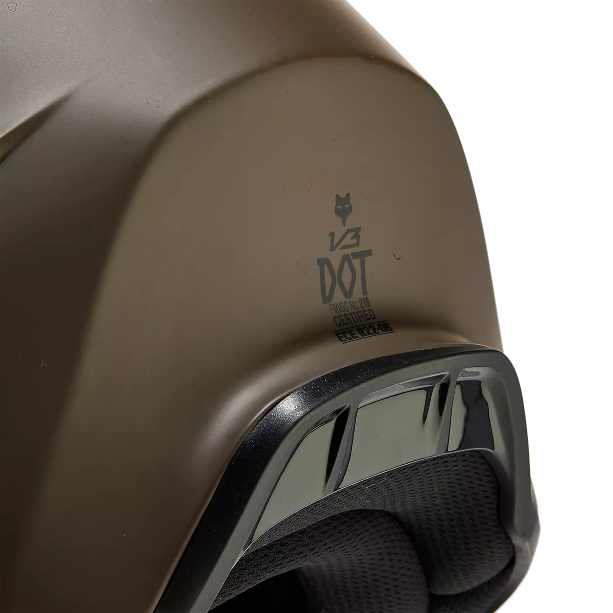 Fox Racing - V3 Solid Helmet-Dirt (31365-117)
