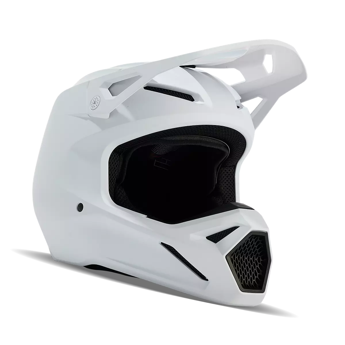 Fox Racing - V1 Solid Helmet-Matte White (31369-067)