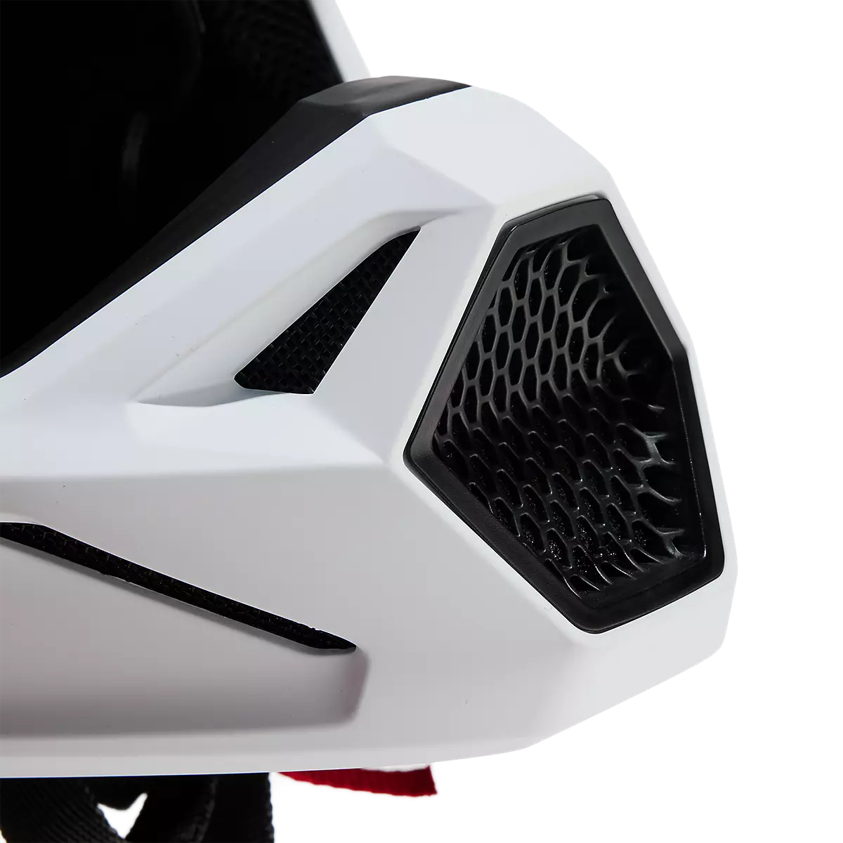Fox Racing - V1 Solid Helmet-Matte White (31369-067)