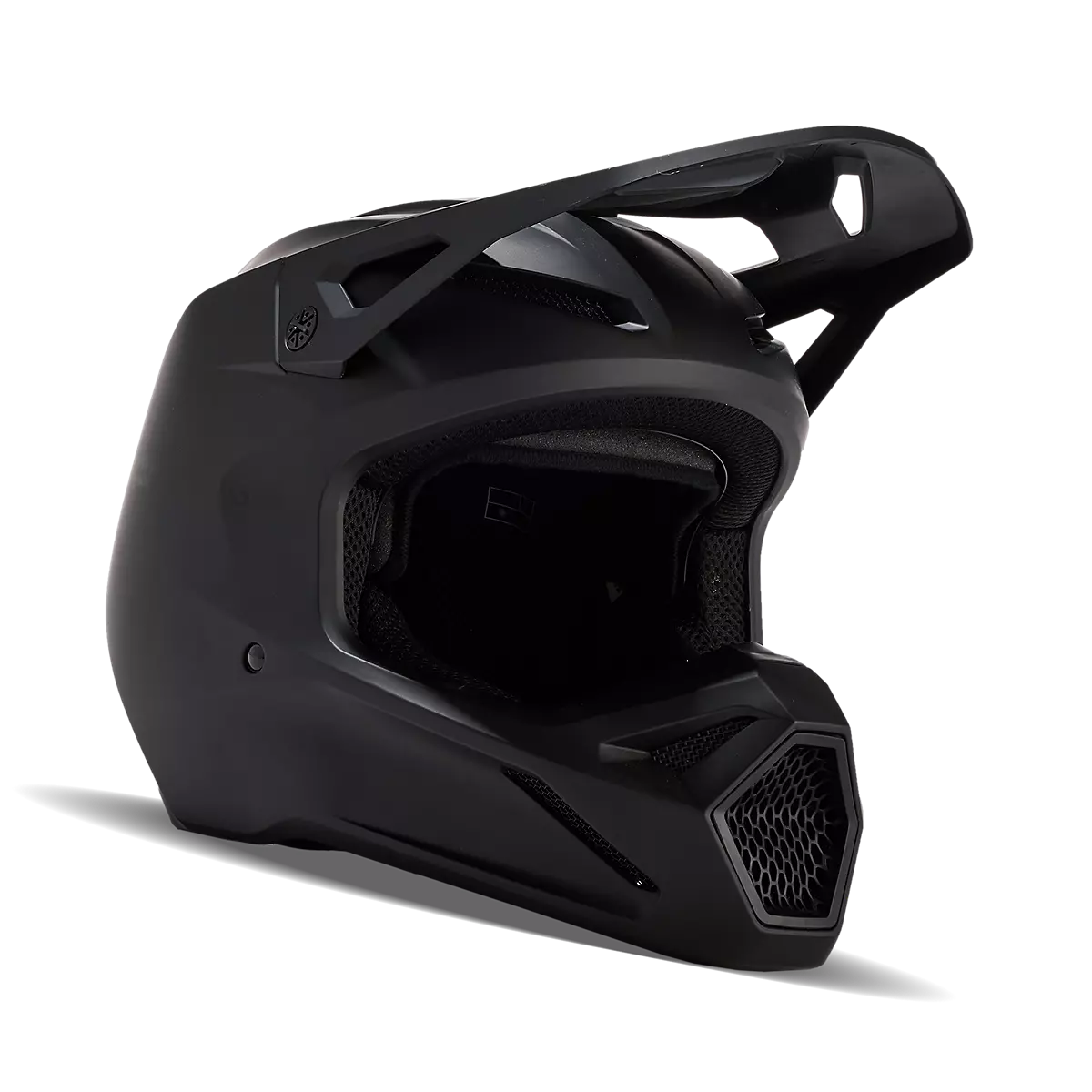 Fox Racing - V1 Solid Helmet-Matte Black (31369-255)
