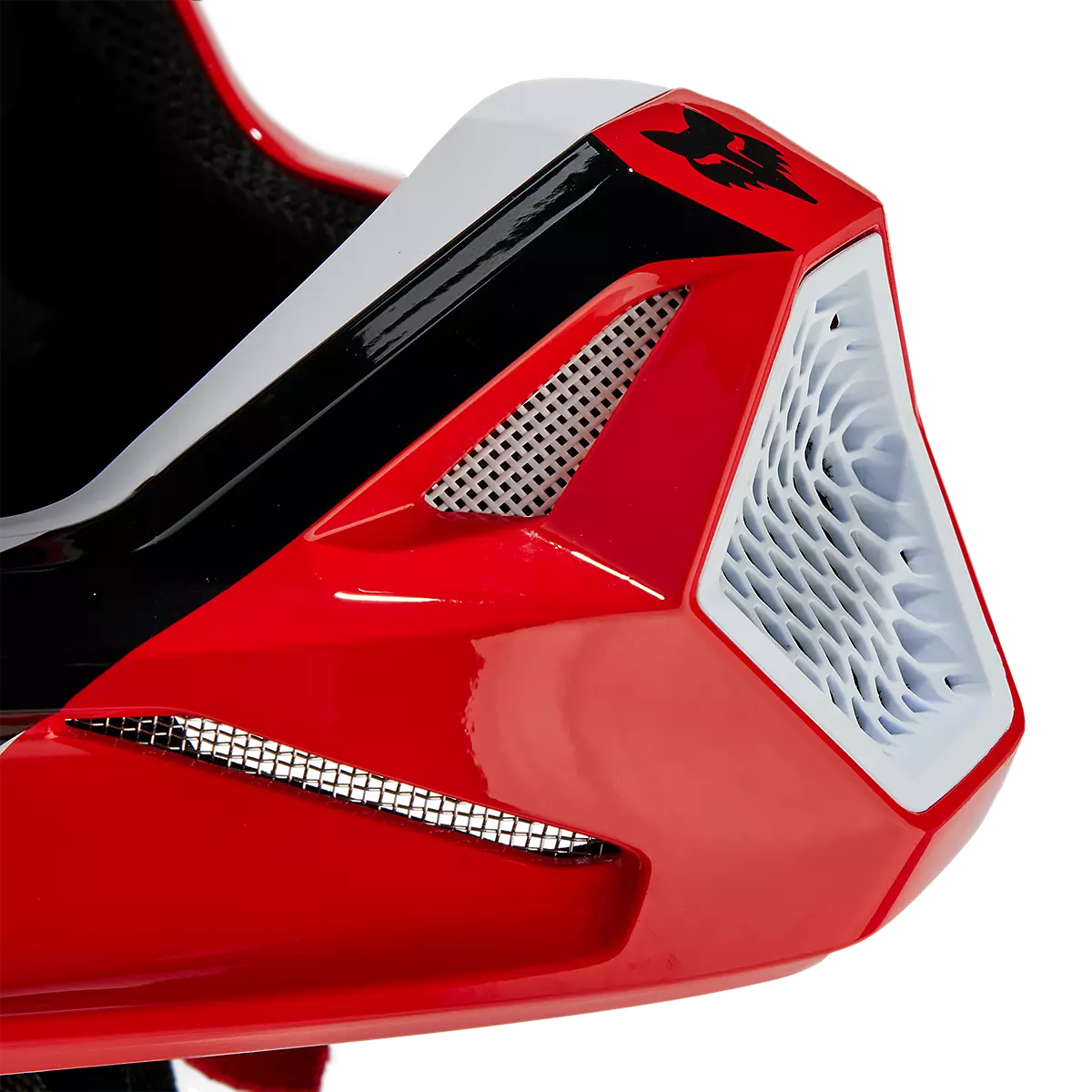 Fox Racing - V1 Nitro Helmet-Flo Red (31370-110)