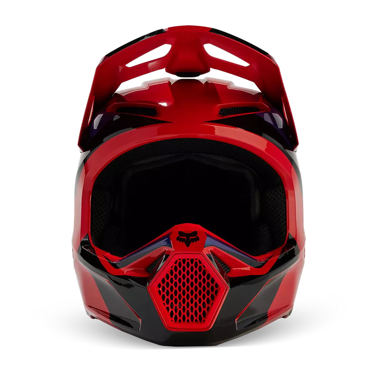 Fox Racing - V1 Streak Helmet-Flo Red (31371-110)