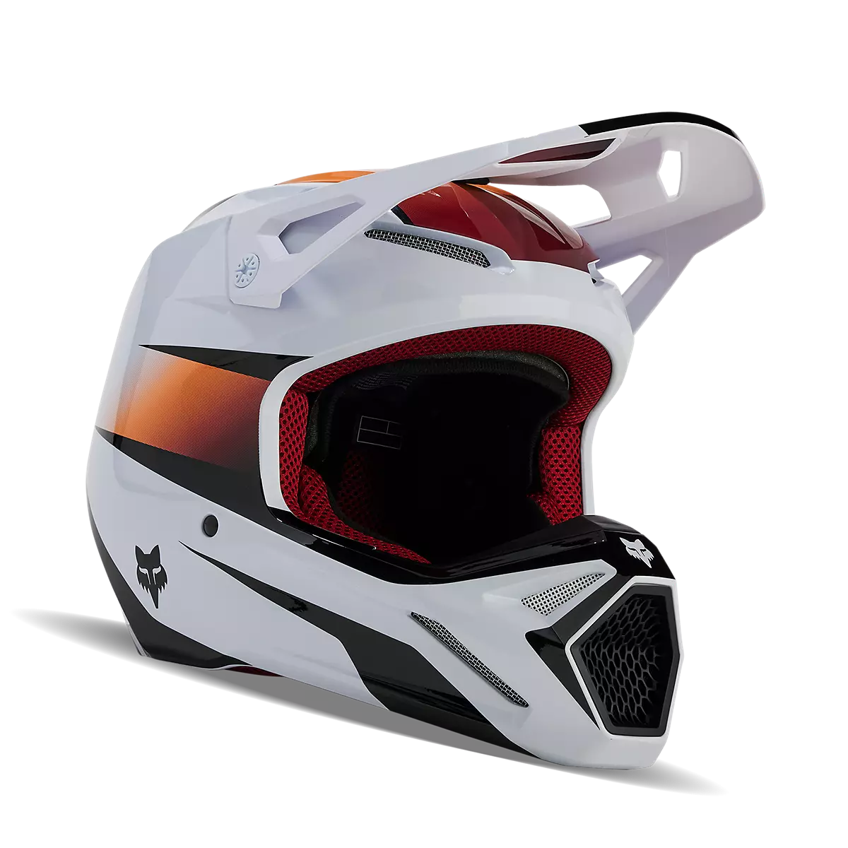 Fox Racing - V1 Flora Helmet-White/Black (31372-058)