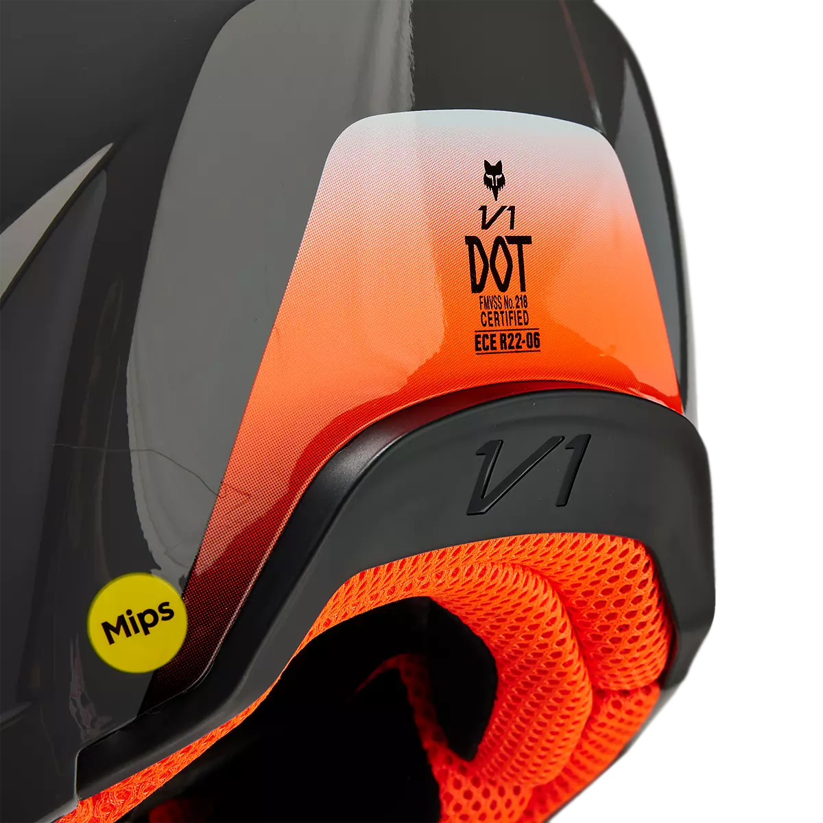 Fox Racing - V1 Ballast Helmet-Grey (31373-006)