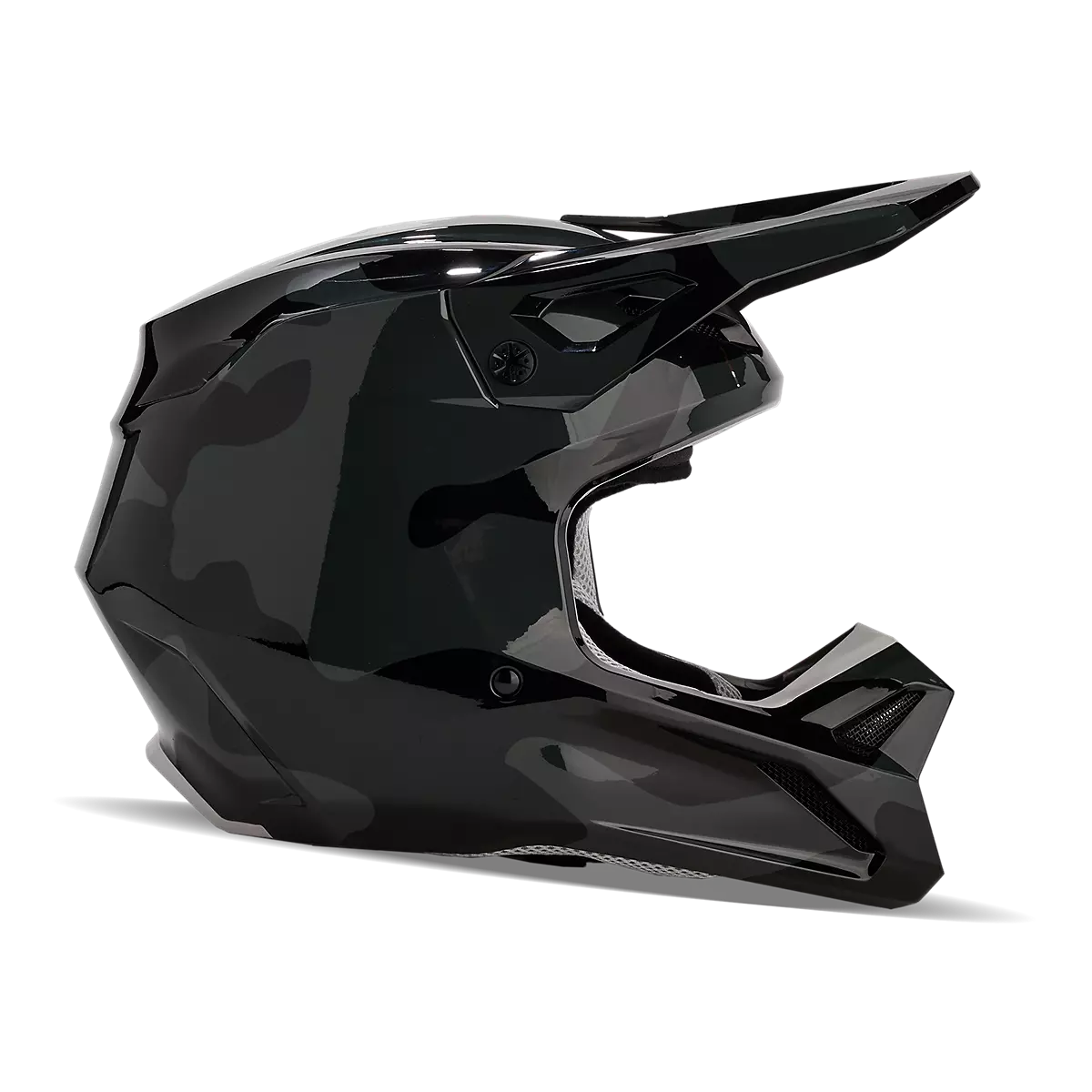 Fox Racing - V1 Bnkr Helmet (31375)-Black Camo (31375-247)