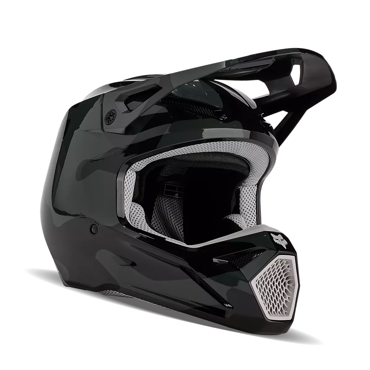 Fox Racing - V1 Bnkr Helmet (31375)-Black Camo (31375-247)