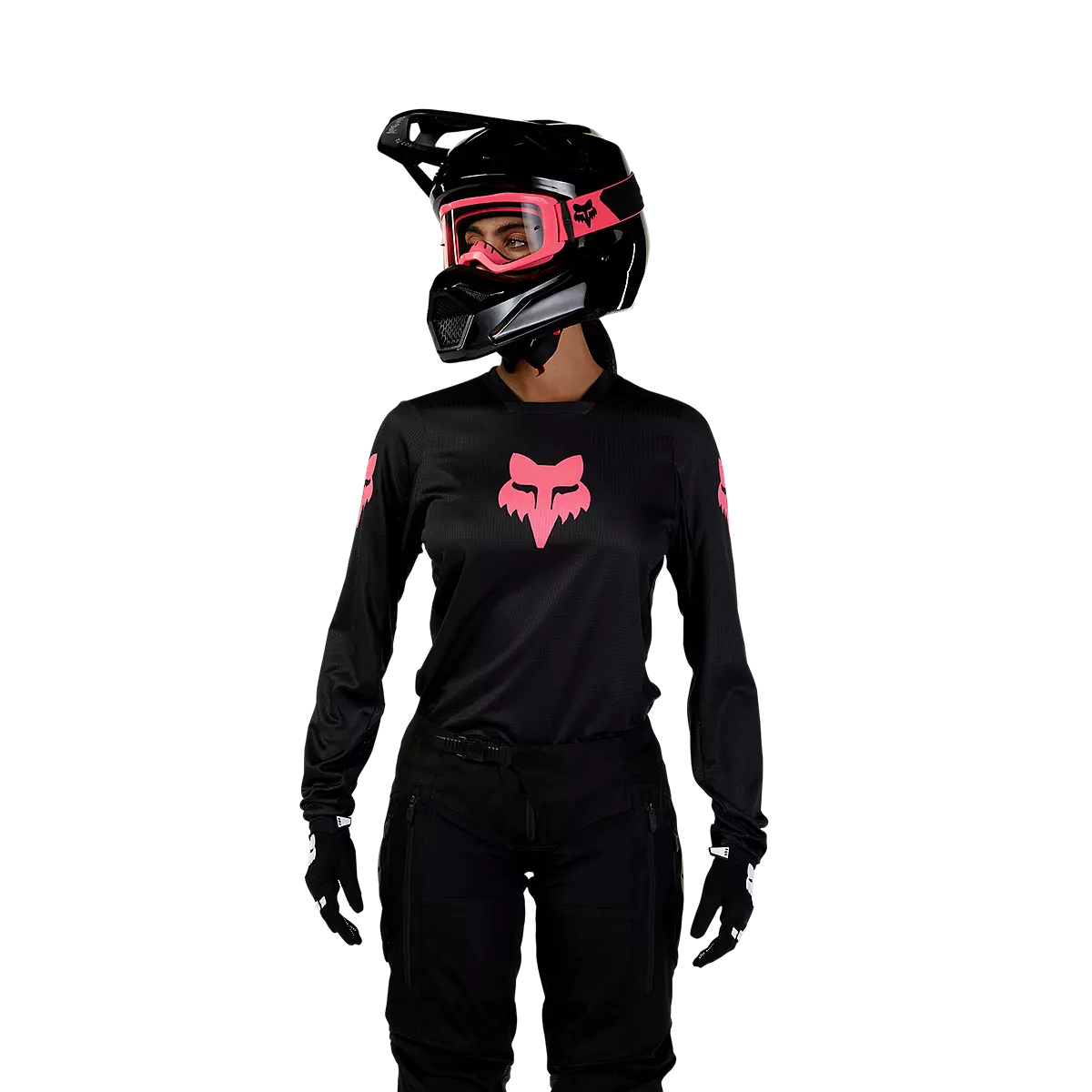 Fox Racing - Womens Blackout Jersey-Black/Black (31381-021)