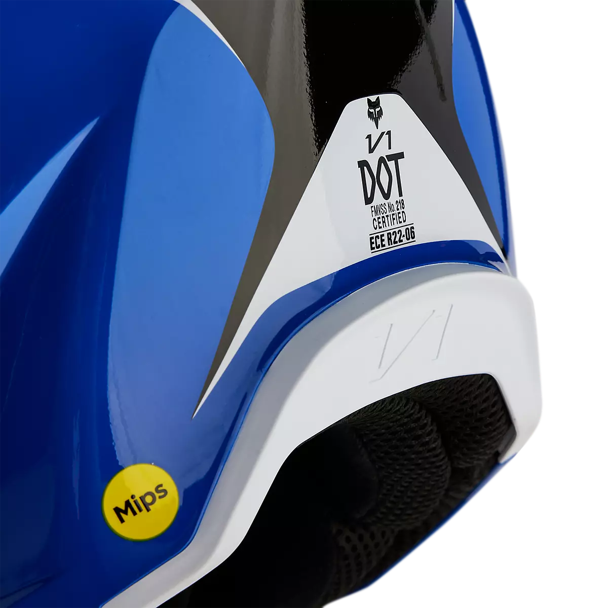 Fox Racing - V1 Nitro Helmet Youth-Blue (31400-002)