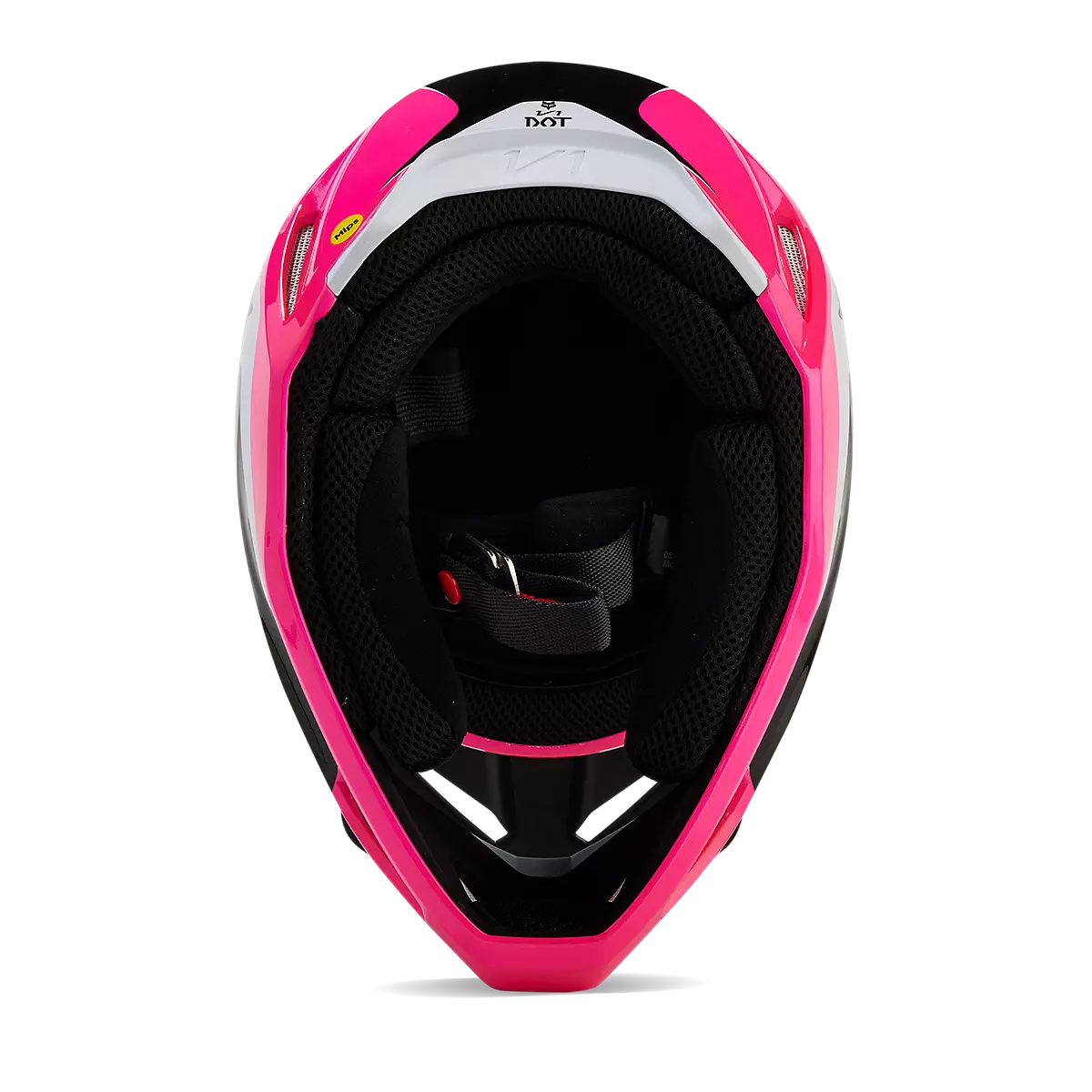 Fox Racing - V1 Nitro Helmet Youth-Black/Pink (31400-285)