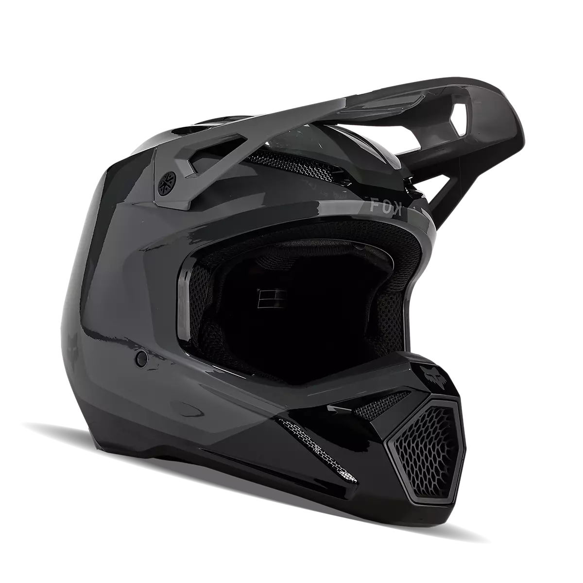 Fox Racing - V1 Nitro Helmet Youth-Dark Shadow (31400-330)