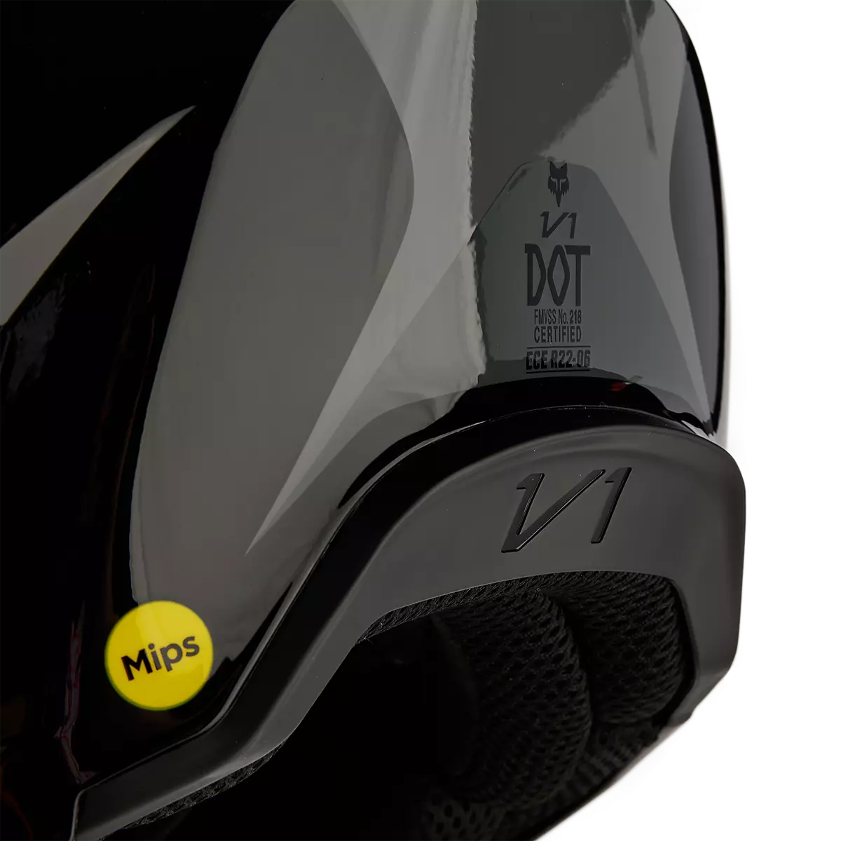 Fox Racing - V1 Nitro Helmet Youth-Dark Shadow (31400-330)