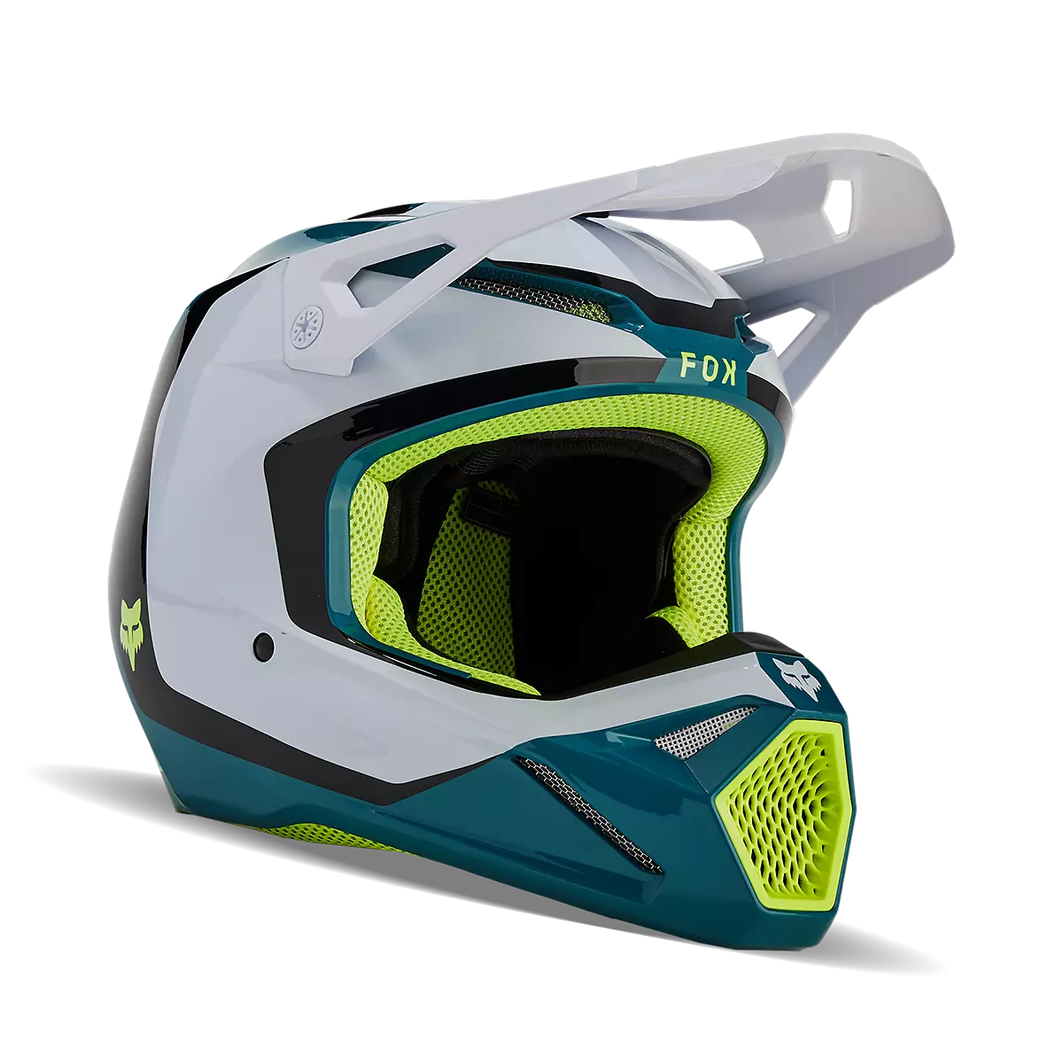 Fox Racing - V1 Nitro Helmet Youth-Maui Blue (31400-551)