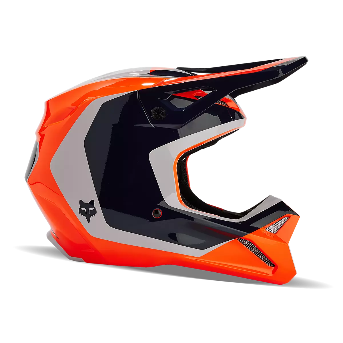 Fox Racing - V1 Nitro Helmet Youth-Flo Orange (31400-824)