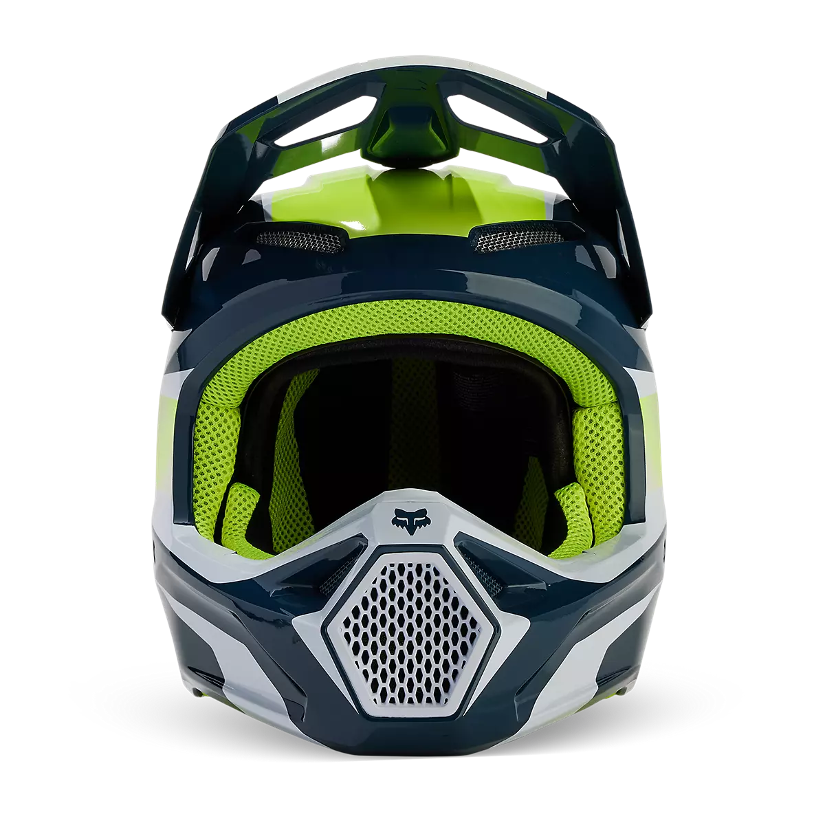 Fox Racing - V1 Flora Helmet Youth-Dark Indigo (31402-203)