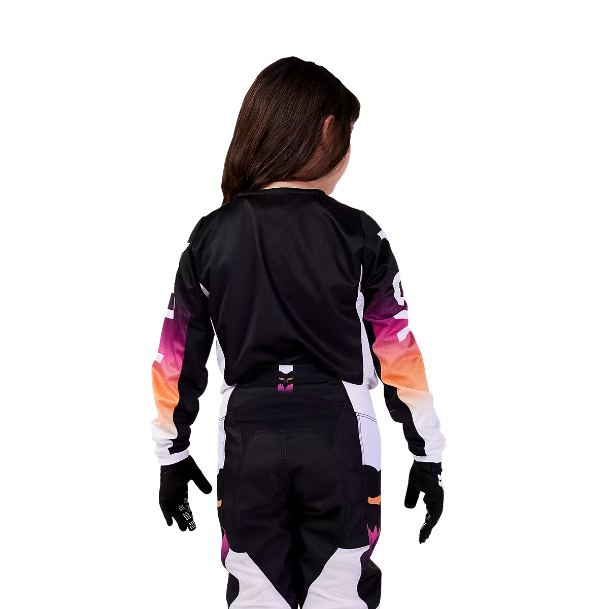 Fox Racing - Youth Girls 180 Flora Pants-Black/Pink (31419-285)