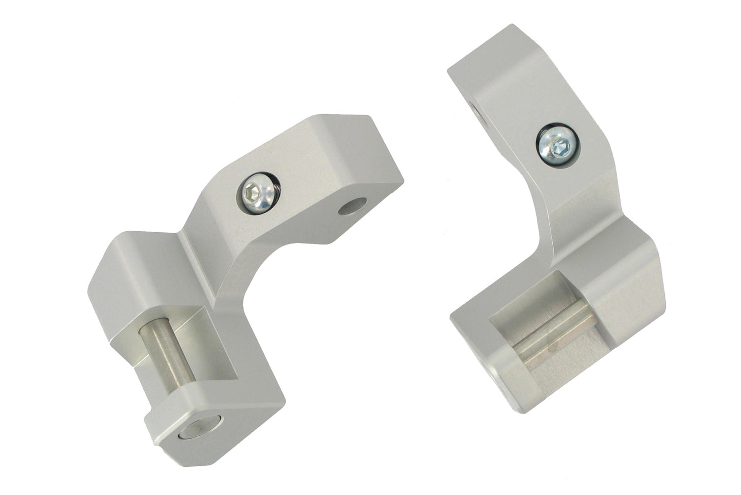 ERGO passenger Footrest lowering for R1200RT/LC offers a relaxed seating position and reduced the knee angle. Machined from solid aluminium.