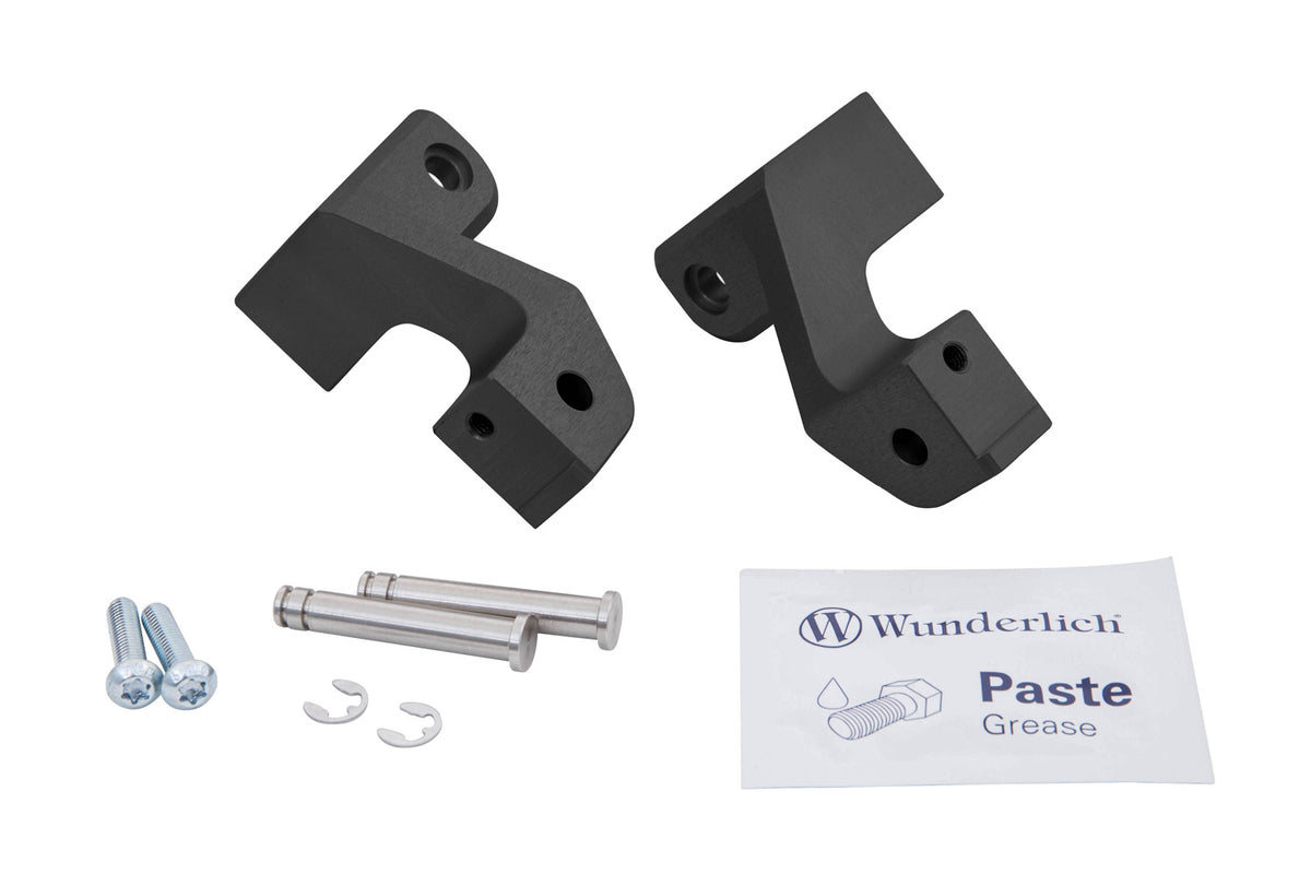 Approx. 45 mm lower compared to the position of the original footrests