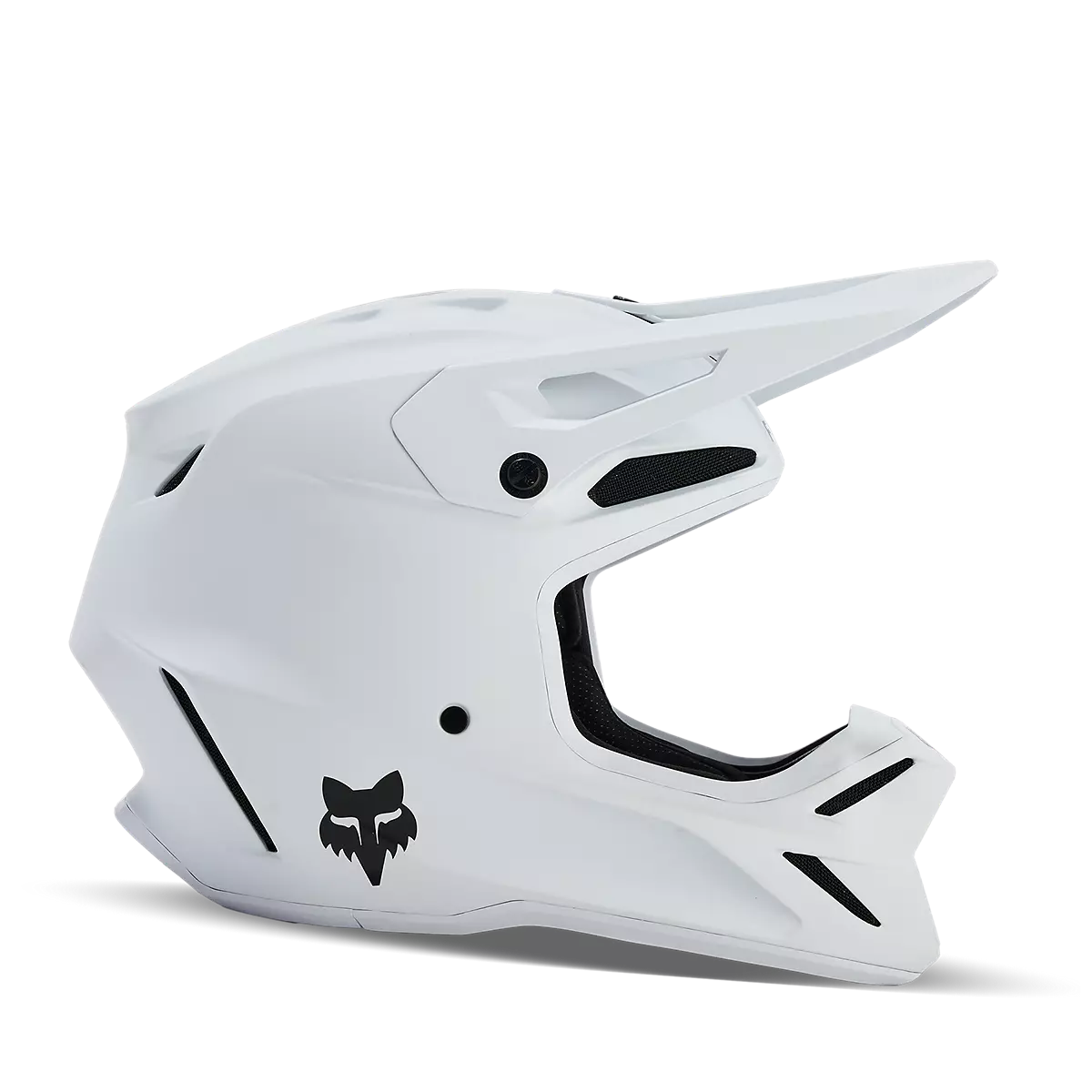 Fox Racing - V3 Solid Helmet Youth-Matte White (31439-067)