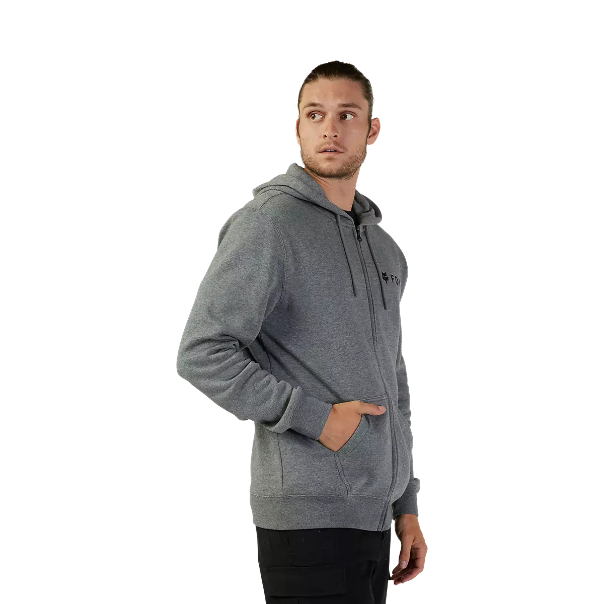Fox Racing - Absolute Fleece Zip-Heather Graphite (31593-185)