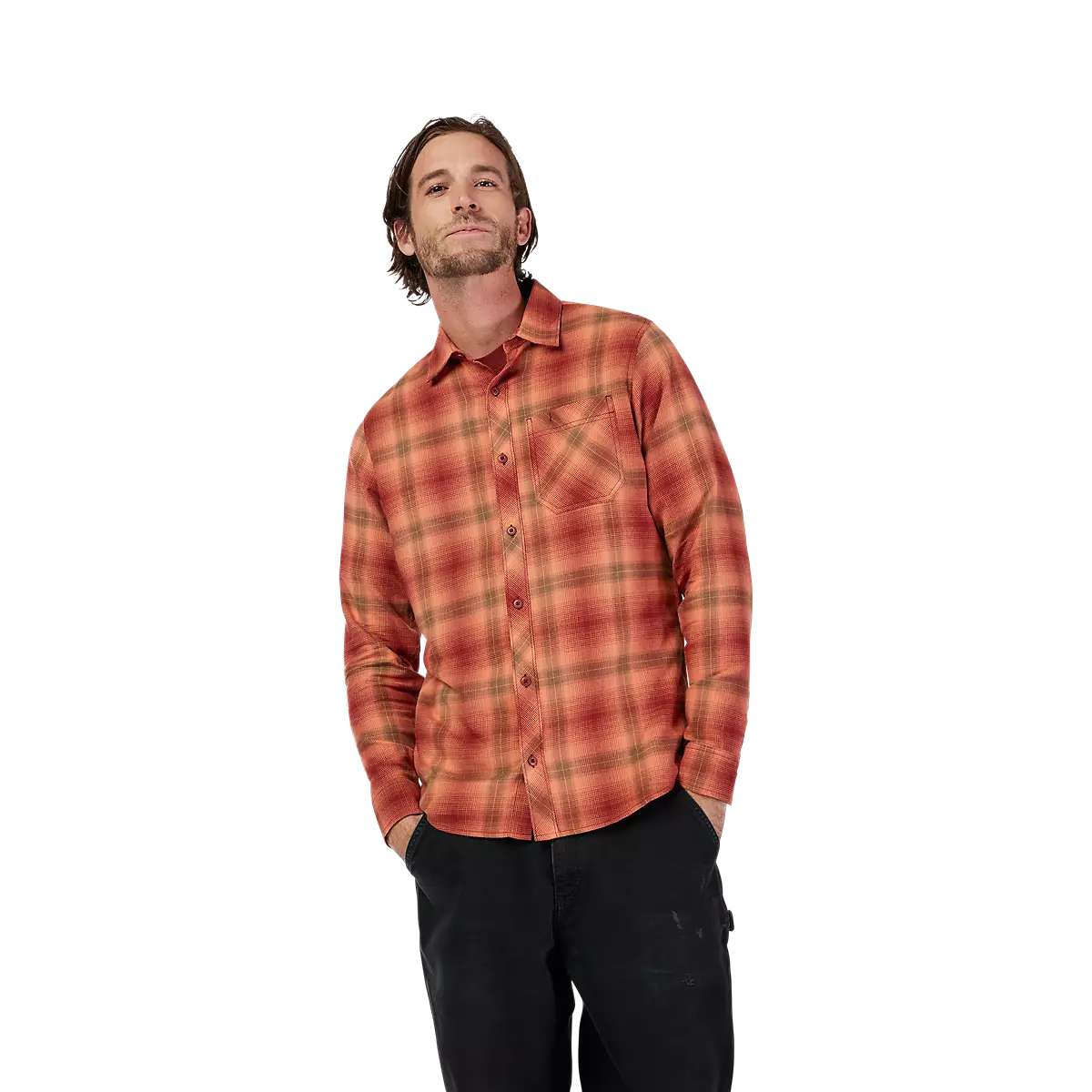 Fox Racing - Survivalist Flannel-Rust (31737-180)