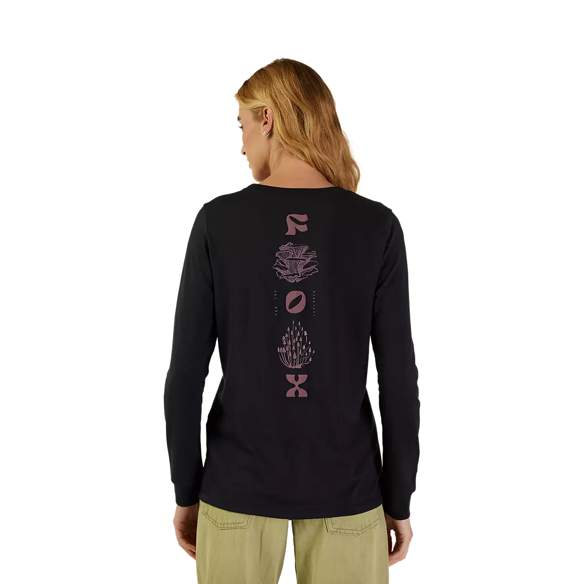 Fox Racing - Womens Sensory LS Tee-Black (31774-001)