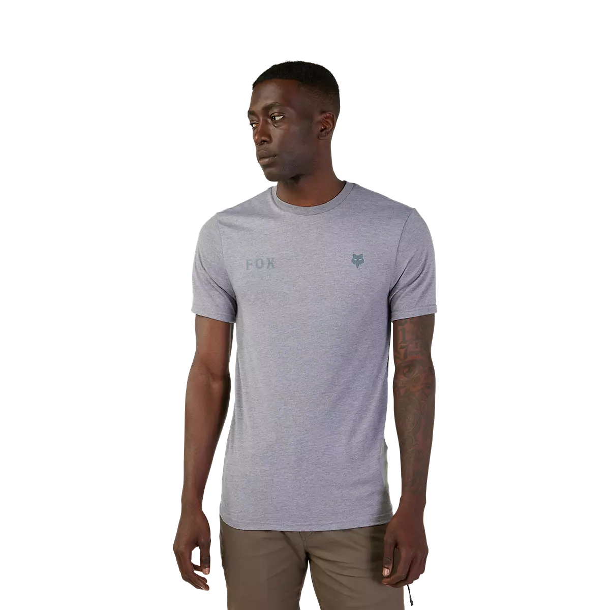 Fox Racing - Wordmark SS Tech Tee-Heather Graphite (31890-185)