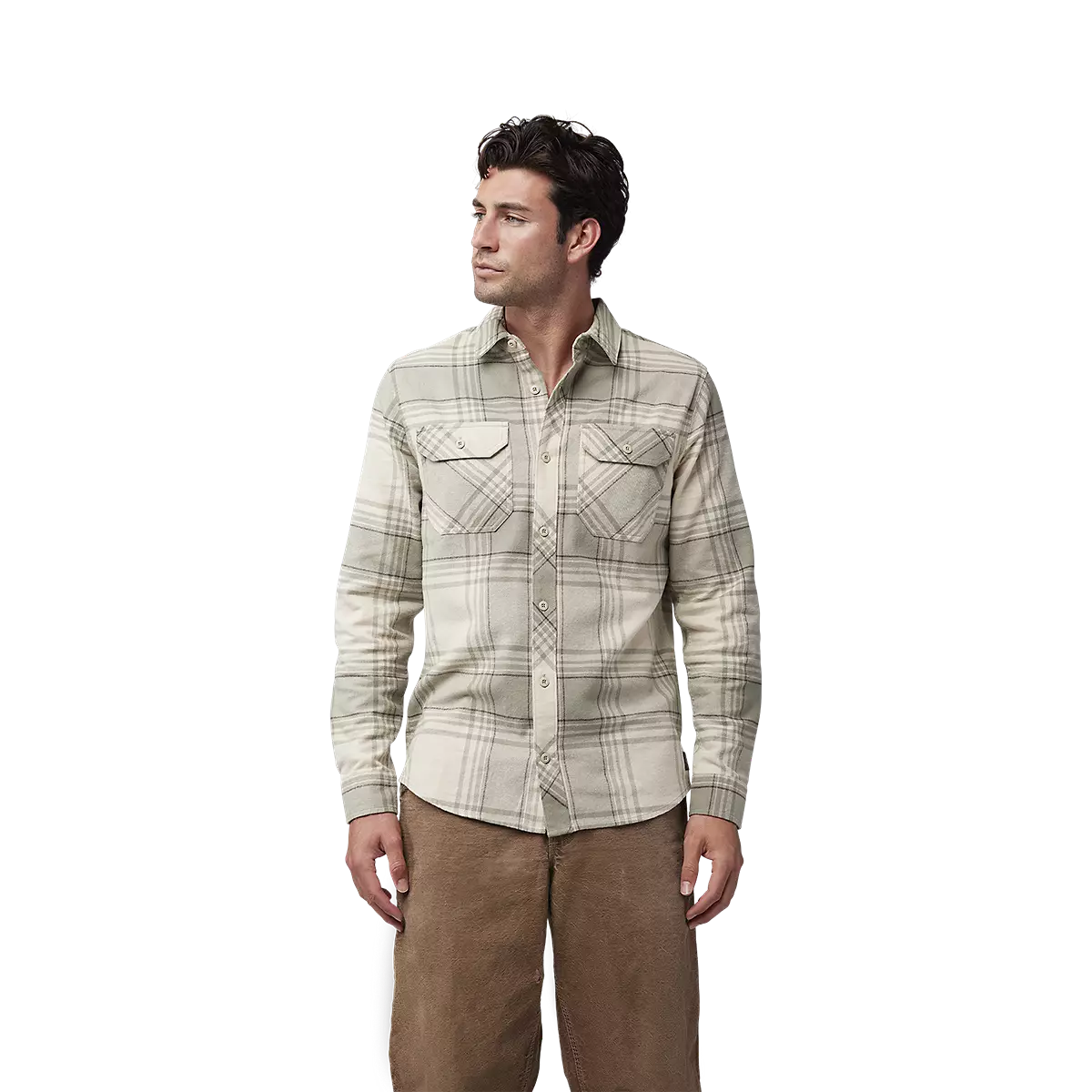 Fox Racing - Traildust Flannel-Cream (31961-242)