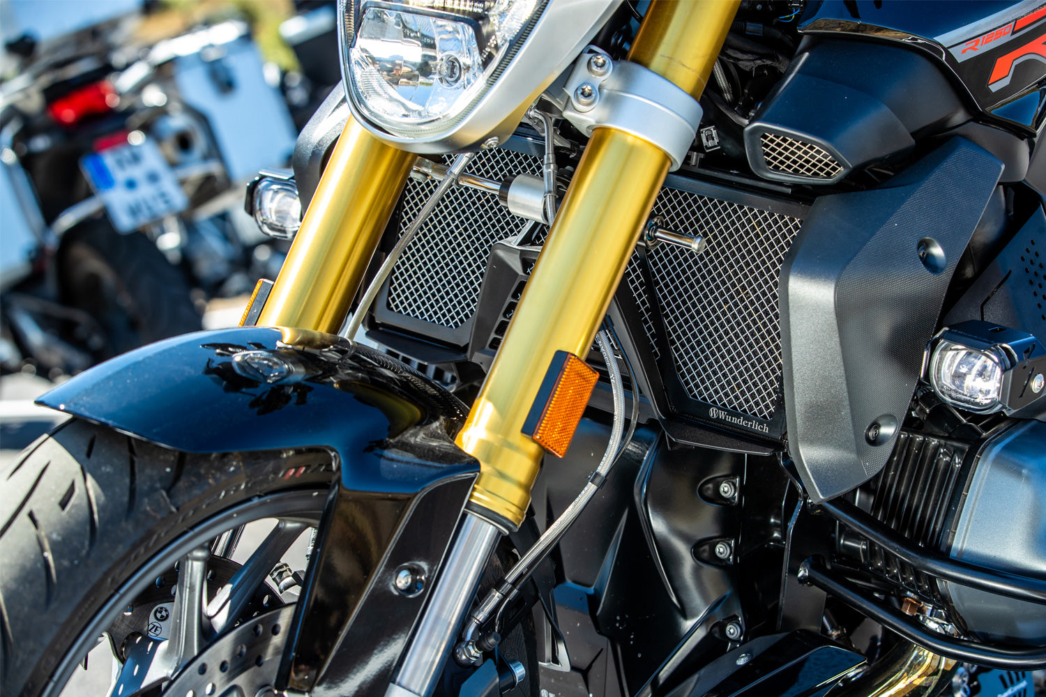 Wunderlich Radiator protection grill, protects the radiators of the gs lc