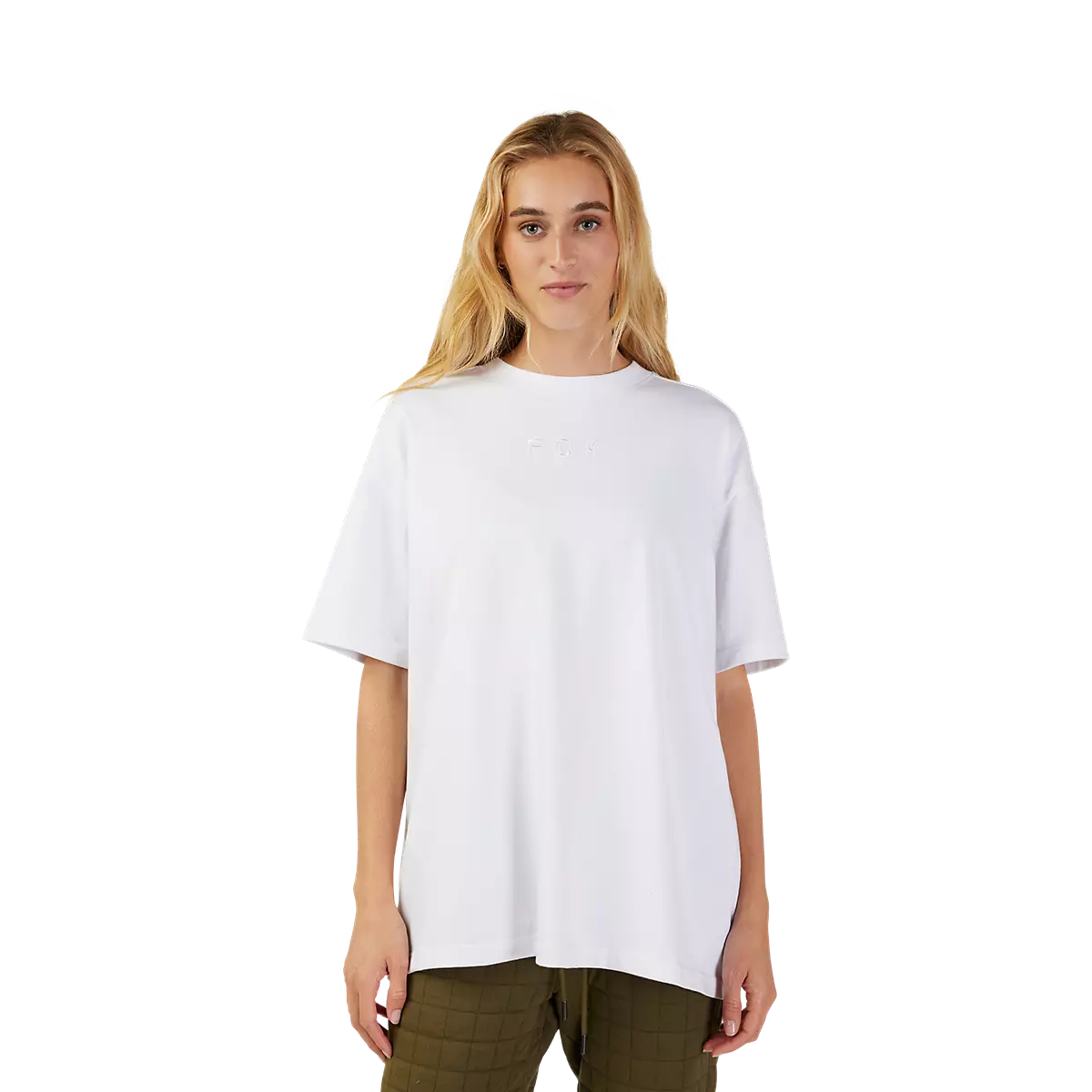 Fox Racing - Womens Wordmark Os SS Tee-White (31982-008)