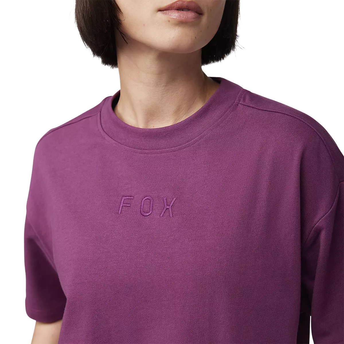 Fox Racing - Womens Wordmark Os SS Tee-Sangria (31982-552)