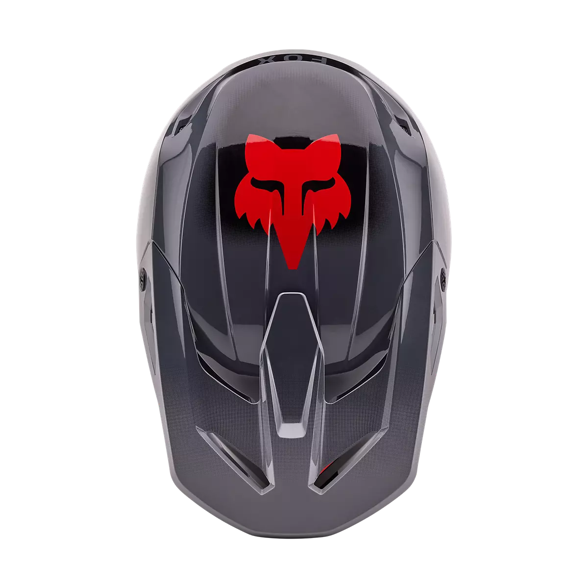 Fox Racing - V1 Interfere Helmet-Grey/Red (32044-037)