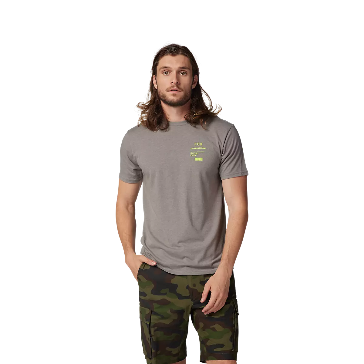 Fox Racing - Numerical Prem Short Sleeve Tee-Heather Graphite (32062-185)