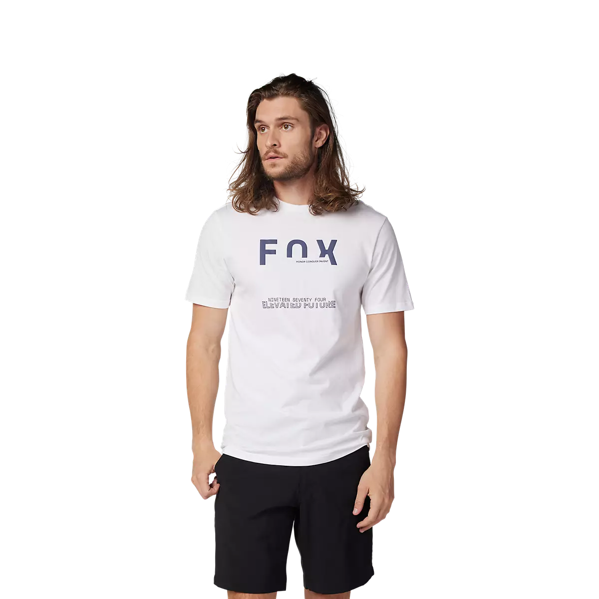 Fox Racing - Intrude Prem Short Sleeve Tee-Optic White (32065-190)