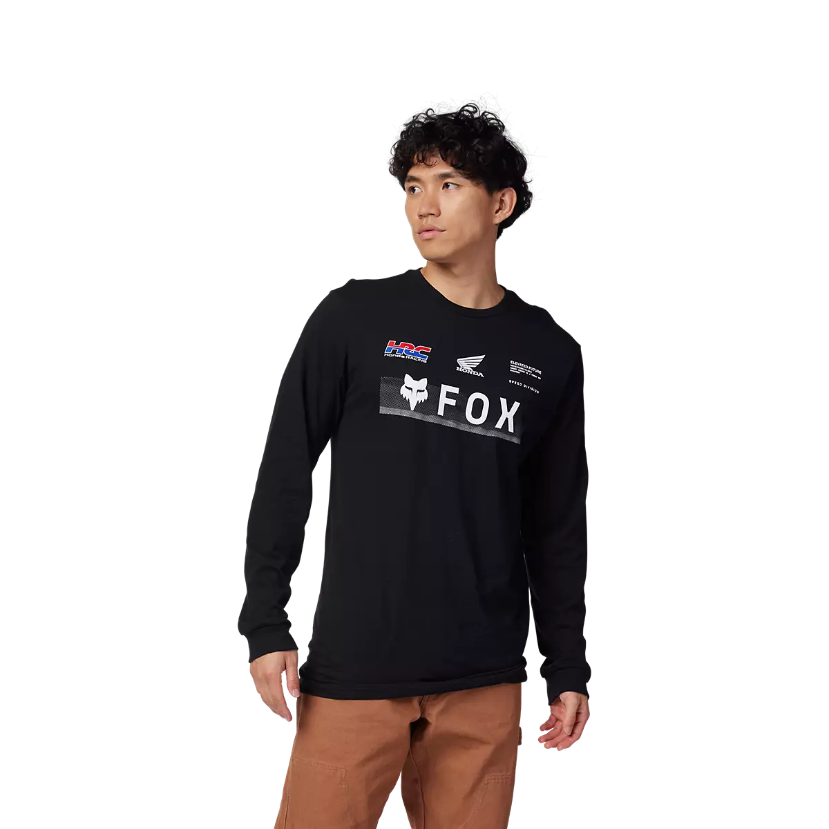 Fox Racing - Fox X Honda Prem Long Sleeve Tee-Black (32099-001)