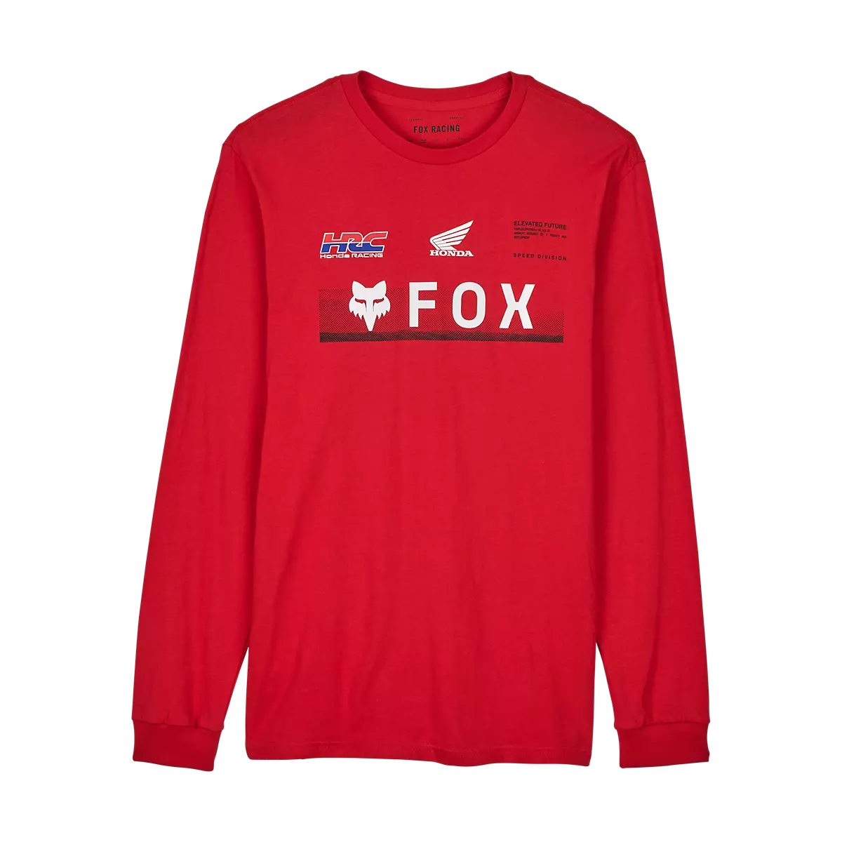 Fox Racing - Fox X Honda Prem Long Sleeve Tee-Flame Red (32099-122)