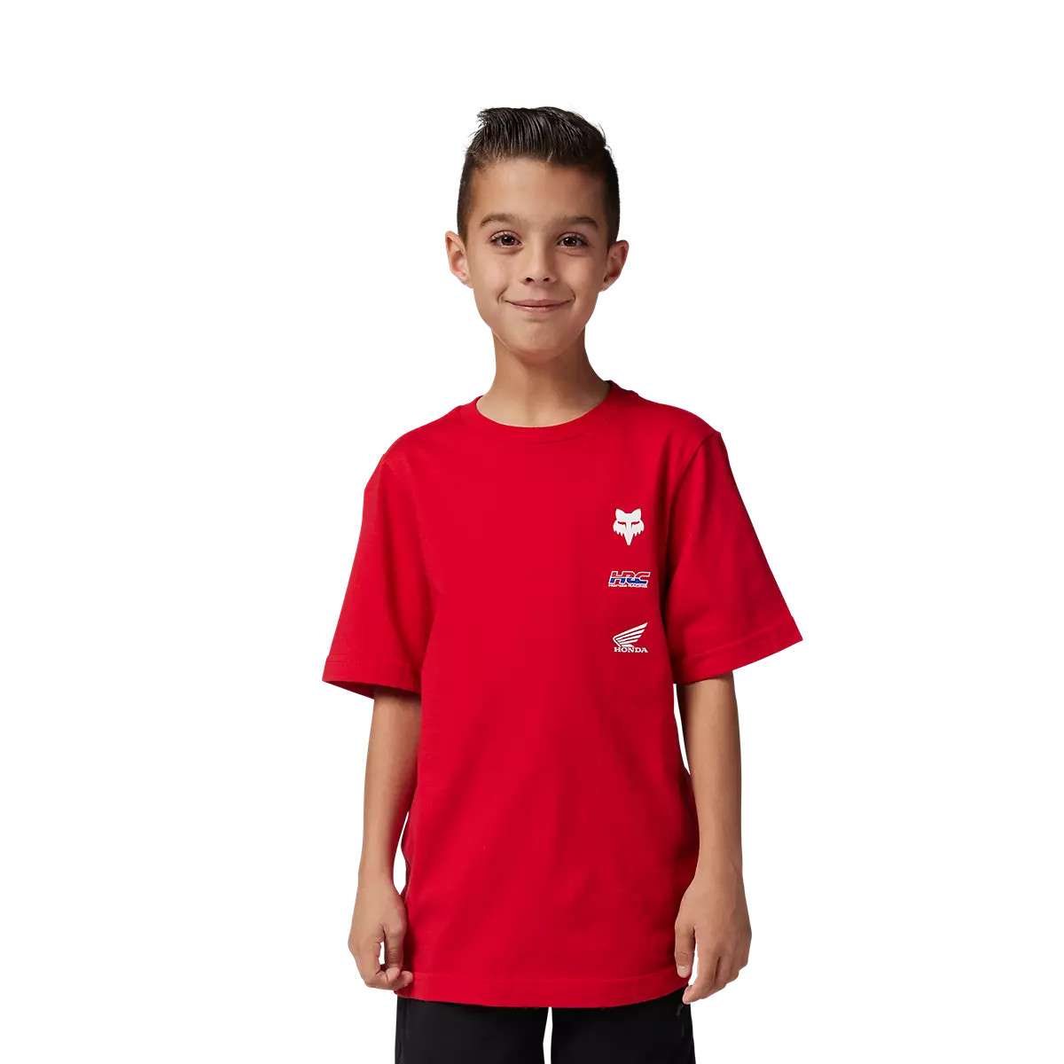 Fox Racing - Youth Fox X Honda Short Sleeve Tee-Flame Red (32295-122)