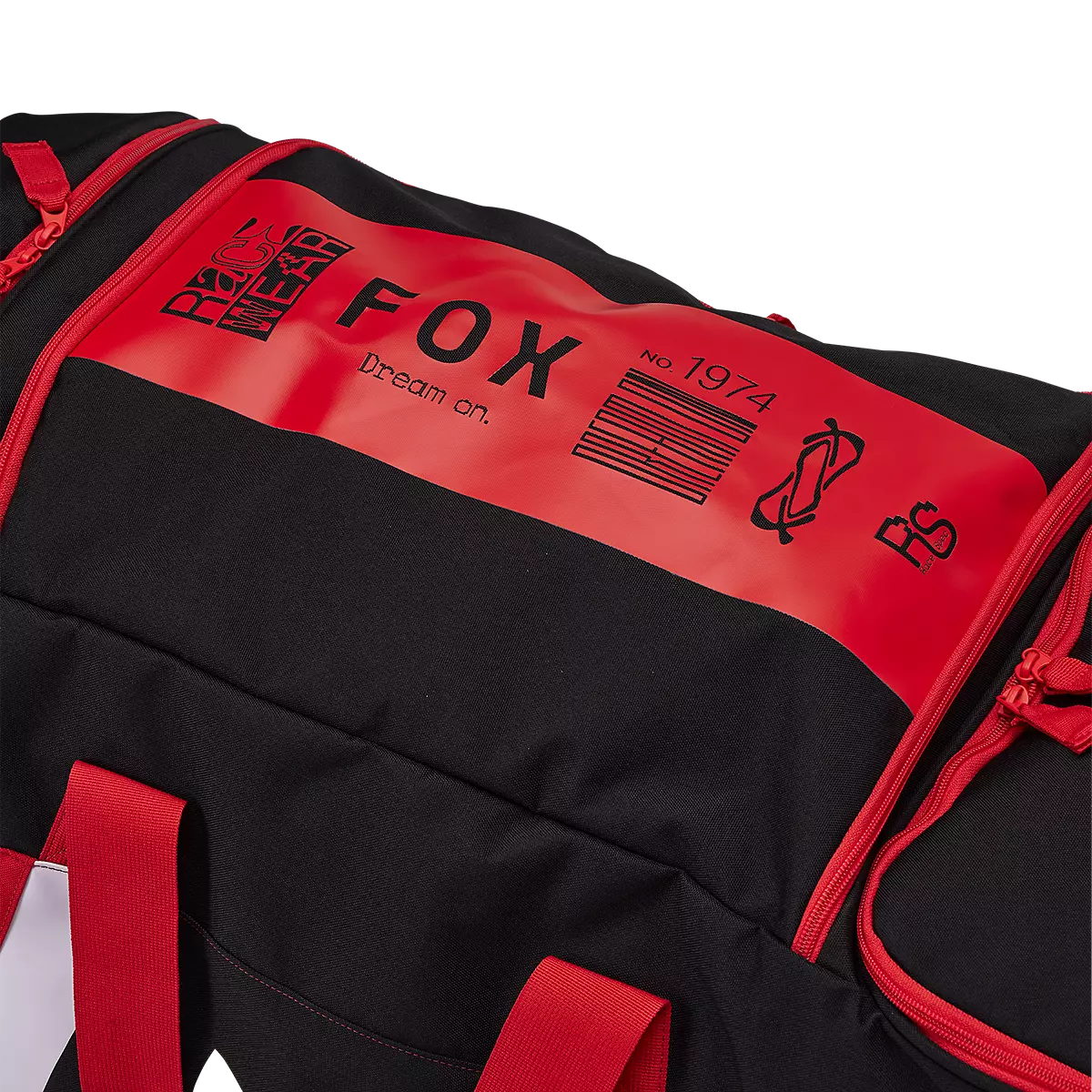 Fox Racing - Shuttle 180 Race Spec Roller Gear Bag-Flo Red (32513-110)