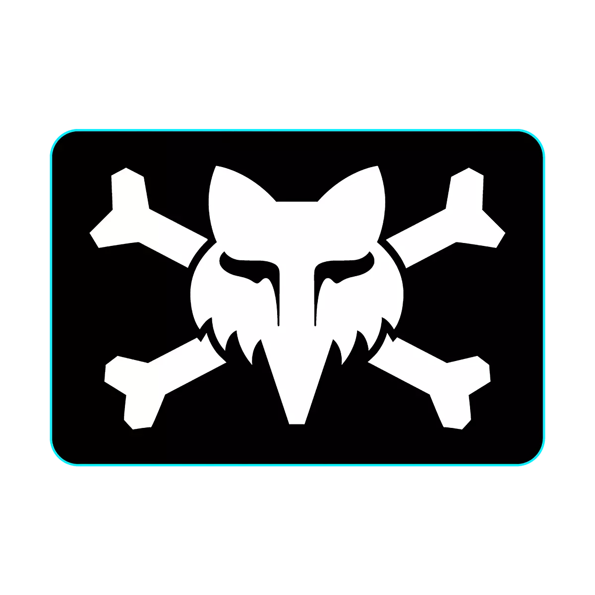 Fox Racing - Victory Logo 3"-Black (32533-001)