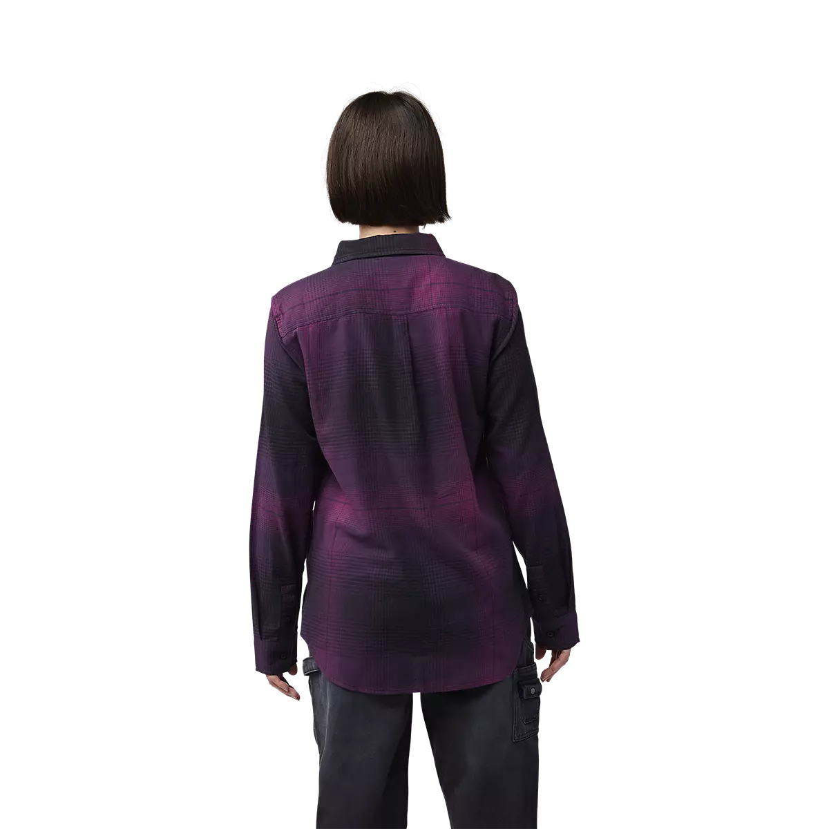 Fox Racing - Womens Traildust Flannel Shirt-Sangria (32826-552)