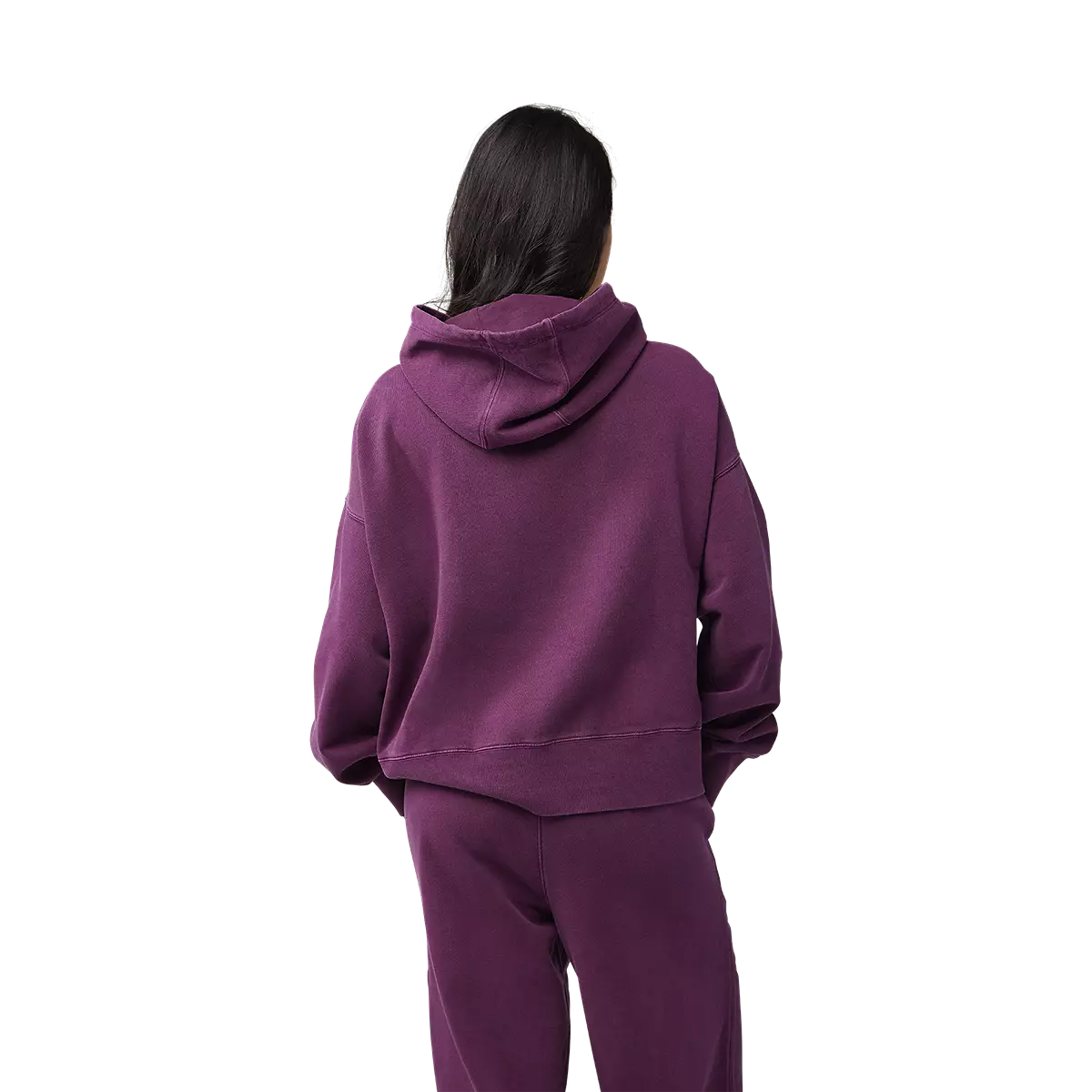 Fox Racing - Womens Wordmark Oversized Pullover Hoodie-Sangria (32830-552)