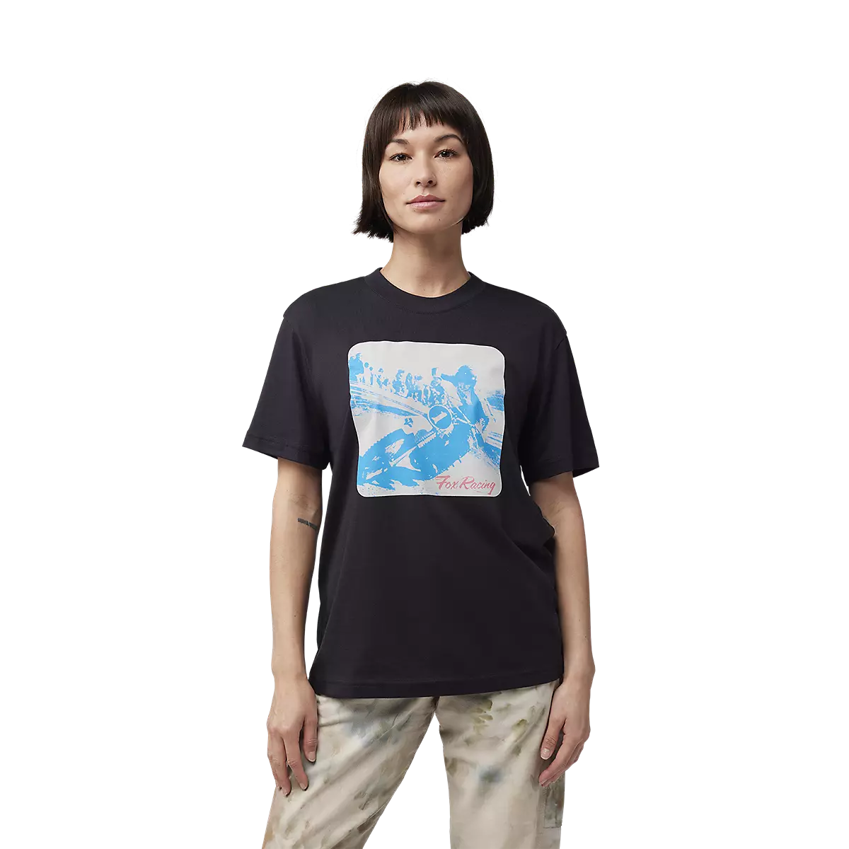 Fox Racing - Womens Scripted Photo Tee-Black (32833-001)