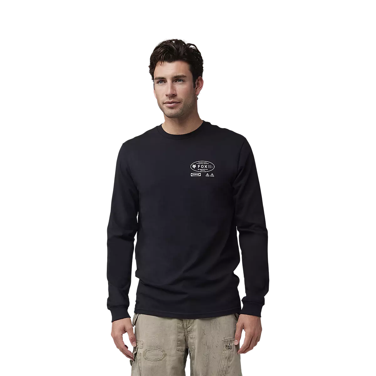 Fox Racing - Stamped Long Sleeve Premium Tee-Black (32840-001)