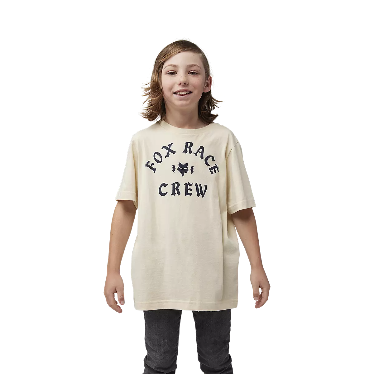 Fox Racing - Youth Race Crew Premium Tee-Cream (32843-242)