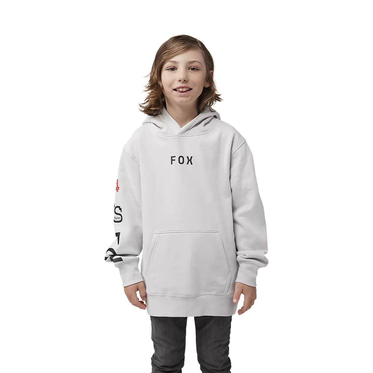 Fox Racing - Youth Race Spec Pullover Hoodie-Light Grey (32882-097)