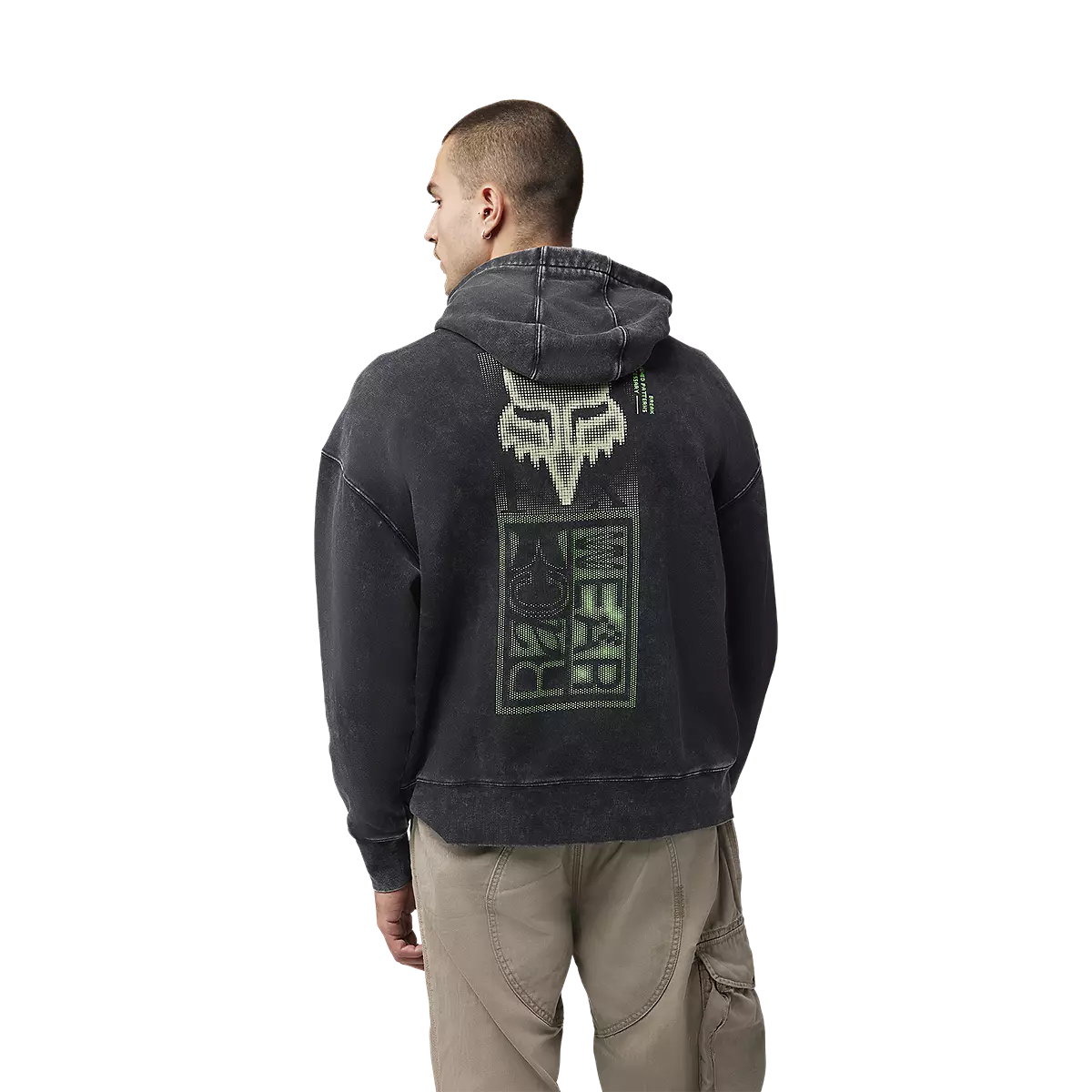 Fox Racing - Throttle Oversized Pullover Hoodie-Black (32894-001)