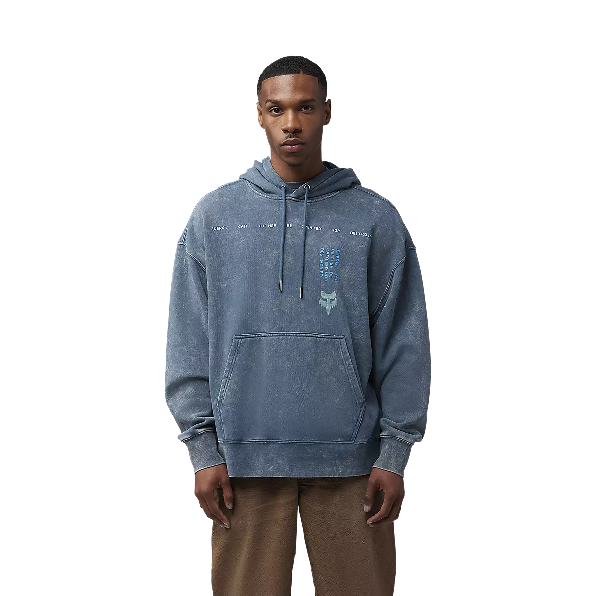 ライトブルー Tii ..äsċii tii höödië.. LII: Blue Wide Band Zip-Up Hoodie | SSENSE Canada